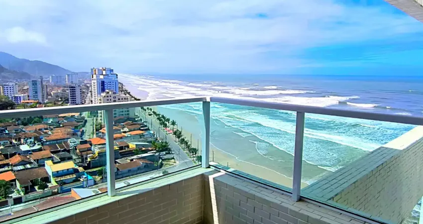 Apartamento já com piso em todos ambientes - varanda gourmet vista mar