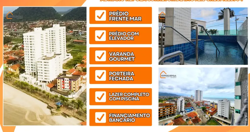 Apartamento porteira fechada | lazer completo | prédio frente mar