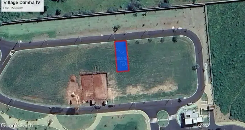Terreno em condomínio fechado à venda no Residencial Village Damha IV, Araraquara 