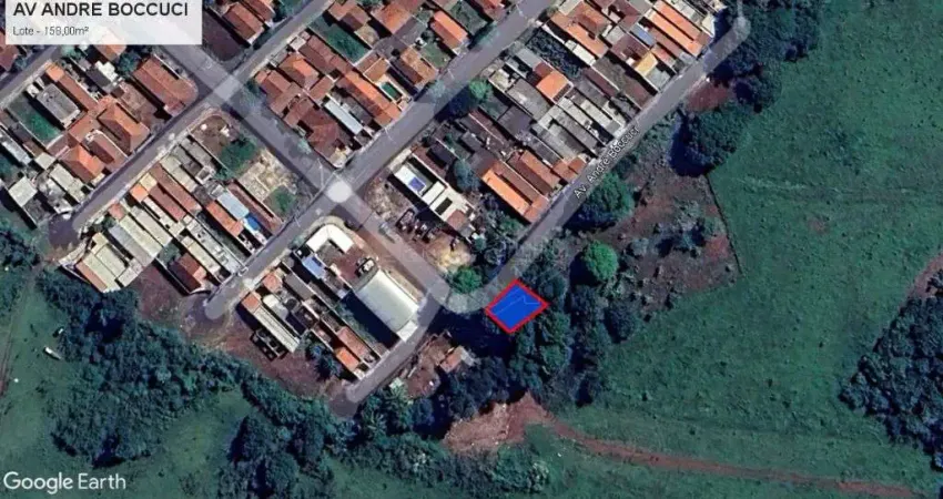 Terreno à venda na Avenida André Boccuci, Parque São Paulo (Vila Xavier), Araraquara