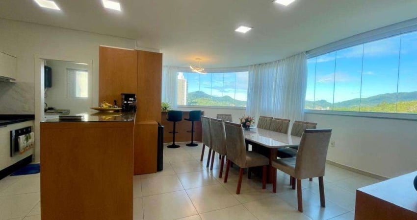 APARTAMENTO MOBILIADO DE 153M² COM 3 SUÍTE RUA EM FRENTE AO MAR