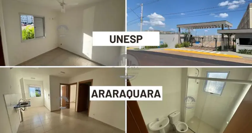 Apartamento com 2 quartos para alugar na Rua Aristides Fernandes, 485, Campos Ville, Araraquara