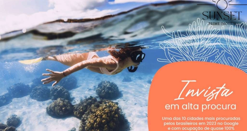 Porto Riviera - Porto de Galinhas LANÇAMENTO de 2 Quartos 1 Suite - Oportunidade de Alta Valorização e Rentabilidade. Condições Super Flexíveis