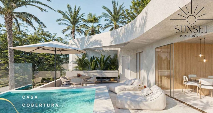PRIVILÉGIO, EXCLUVIDADE E LUXO! CASAS 4 SUÍTES À BEIRA MAR - de Maracaípe, PORTO DE GALINHAS.