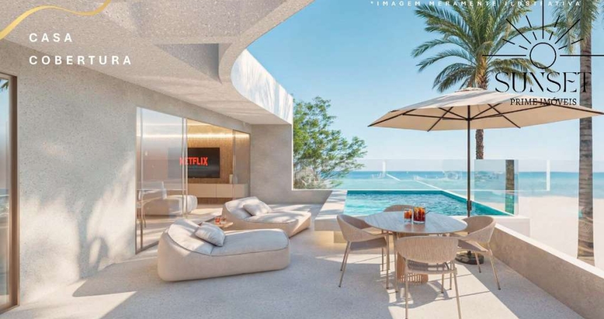 LANÇAMENTO DE LUXO na beira-mar de Maracaípe PORTO DE GALINHAS. APTOS E CASAS DE ATÉ 4 SUÍTES. PAGAMENTO PERSONALIZADO