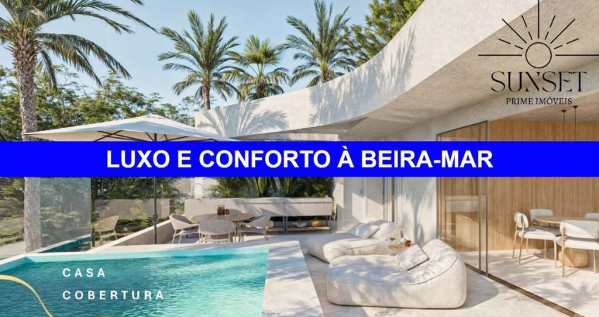 LUXO na beira-mar de Maracaípe PORTO DE GALINHAS. Estilo de vida exclusivo em uma das áreas mais valorizadas do litoral pernambucano!