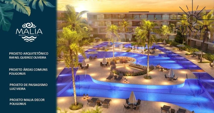 Malia Beach Experience. FLATS E APTOS 2 QUARTOS em Muro Alto - Porto de Galinhas - ÚLTIMAS UNIDADES - PRONTO PRA MORAR! PRONTO PRA RENTABILIZAR