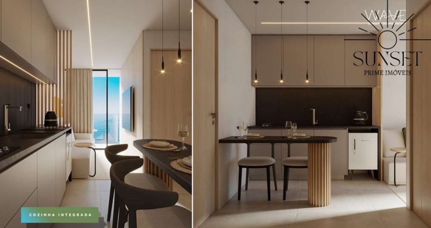 Wave Beach Serrambi Lançamento DUPLEX BEIRA MAR de Sucesso em frente às Piscinas Naturais de Serrambi - Porto de Galinhas - Flats de 22,86m² a 66,93m²