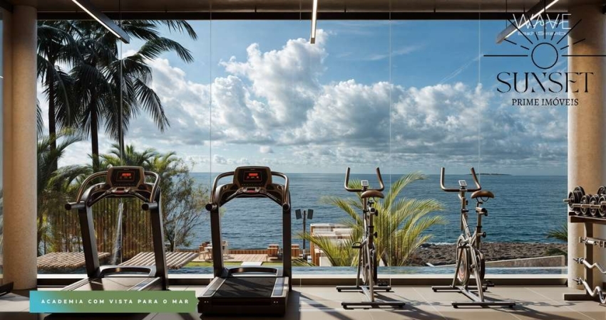 Wave Beach Serrambi Lançamento BEIRA MAR de Sucesso em frente às Piscinas Naturais de Serrambi - Porto de Galinhas - Flats de 22,86m² a 66,93m²