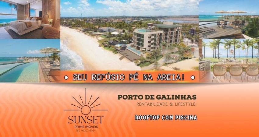 Vila Porto - na beira-mar de Porto de Galinhas! NOVO! Pronto pra você desfrutar, investir com segurança, alta rentabilidade e valorização