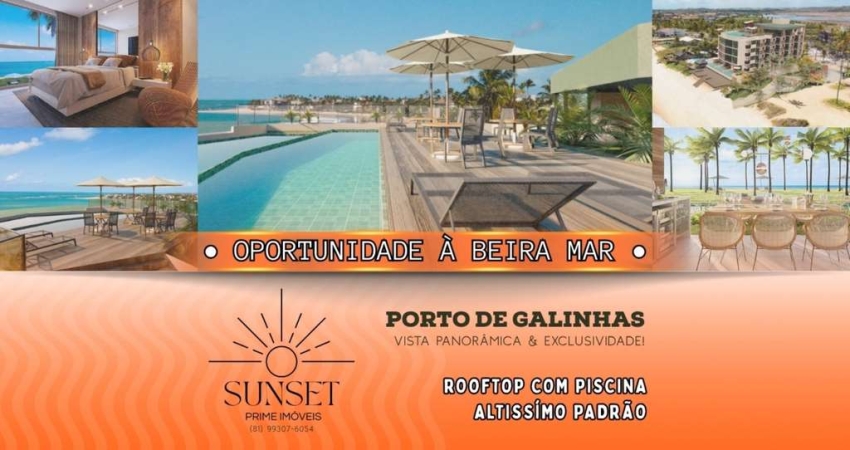 Vila Porto - na beira-mar de Porto de Galinhas! NOVO! Pronto pra você desfrutar, investir com segurança, alta rentabilidade e valorização