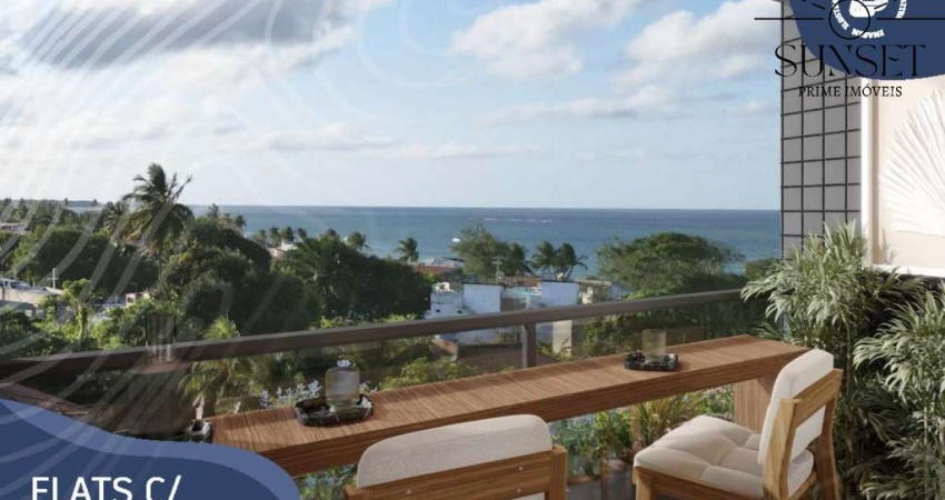 ÚLTIMAS UNIDADES de FLATS / STUDIOS 21m² a 44m² à 3 minutos da beira-mar de Tamandaré-PE, onde fica a PRAIA DOS CARNEIROS.