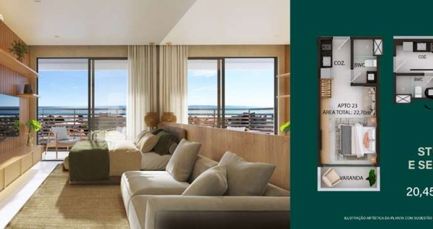 NAU Home Resort -LANÇAMENTO DE SUCESSO na PRAIA DOS CARNEIROS. Stúdios, apartamentos de 1 a 3 quartos a partir de R$ 229.000,00