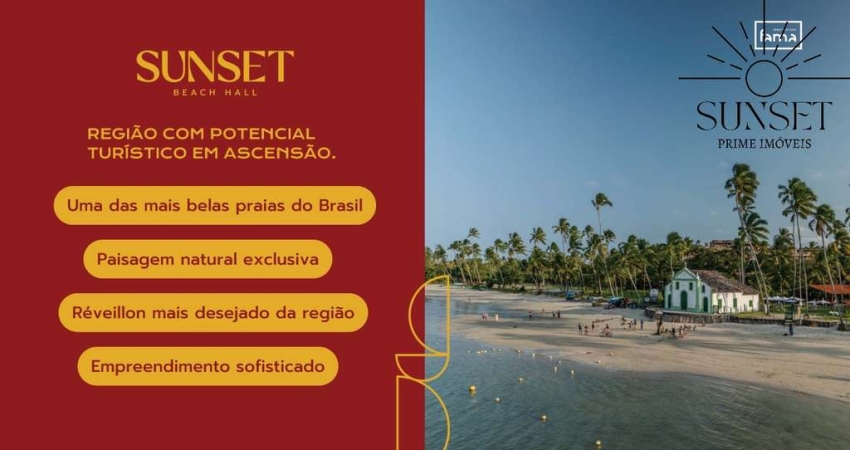 SUNSET BEACH HALL. EXCELENTE LANÇAMENTO pra você LUCRAR na Praia dos Carneiros - Tamandaré  - Studios, 1 e 2 quartos e Duplex. INVESTIMENTO GARANTIDO!