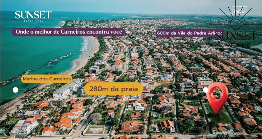 CONDIÇÕES ESPECIAIS PARA INVESTIDORES EXIGENTES! pra LUCRAR MUITO na Praia dos Carneiros - Tamandaré: Studios, 1 e 2 quartos e Duplex.