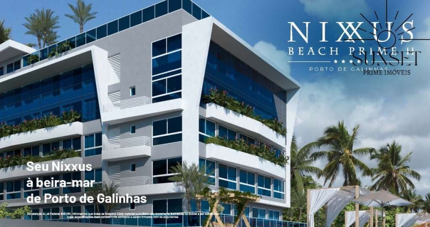 INCRÍVEIS FLATS ALTO PADRÃO - A PARTIR DE 399MIL FRENTE MAR EM PORTO DE GALINHAS