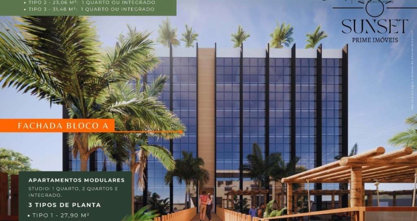 CARNEIROS BEACH HOME - Entrada a partir de R$ 20Mil - CONDIÇÕES ESPECIAIS DE LANÇAMENTO. FLATS, 1 e 2 Quartos  Tamandaré - PE