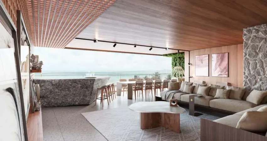 Apartamentos Pronto para morar no Corales Boutique Residence FRENTE MAR com 113,2m² a 160,8 m² 3 e 4 quartos à venda em Camboinha - Cabedelo - Paraíba