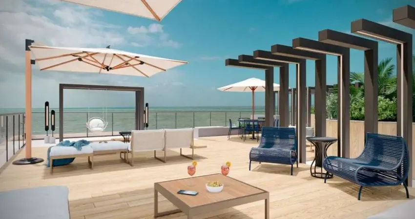 APTO GARDEN com 177m² NOVO E PRONTO PRA MORAR FRENTE MAR na Av. Oceano Atlântico, 586 à venda em Intermares - Cabedelo - Paraíba