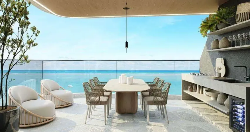 APTO 3 SUÍTES em CAMBOINHA - CABEDELO - PB. Pronto pra morar com luxo, exclusividade e total comodidade no seu FRENTE MAR