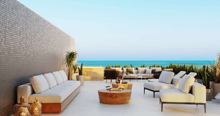 EXCLUVIDADE QUE VOCÊ MERECE! Garden 3 Quartos | 243m² Alto PADRÃO à Beira-Mar Ed. Ocean Drive em Cabedelo - PB. Entrega próxima!
