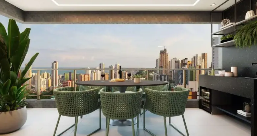 Apartamento 3 quartos (até 3 Suítes) à venda em Miramar João Pessoa Paraíba - Lançamento Alto padrão Entrega em Nov/26