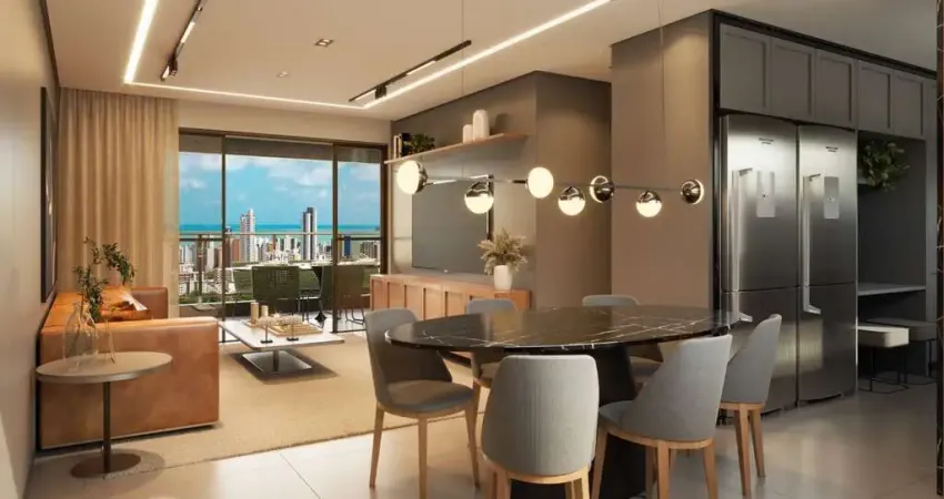 Apartamento 3 quartos (até 3 Suítes) à venda em Miramar João Pessoa Paraíba - Lançamento Alto padrão Entrega em Nov/26