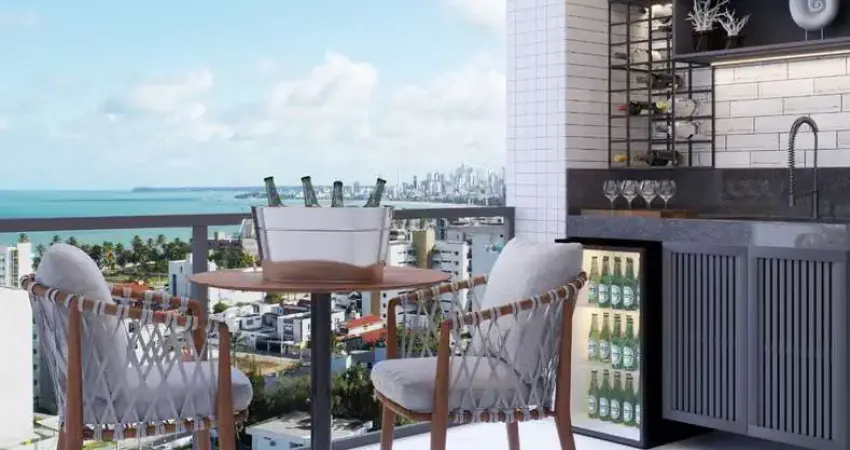 Ed. Ocean Blue Apartamento 57m² a 81,8m² | 2 e 3 quartos | 1 suíte | 1 e 2 vgs | à venda em Jardim Oceania - João Pessoa - Paraíba - Entrega em dez/25