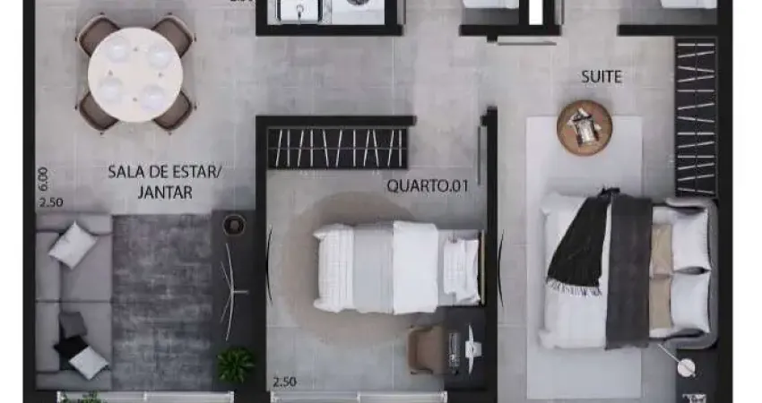 Ed Vert House Pronto pra morar e investir Apartamentos 2 quartos 1 e 2 suítes à venda em Jardim Oceania - João Pessoa - Paraíba