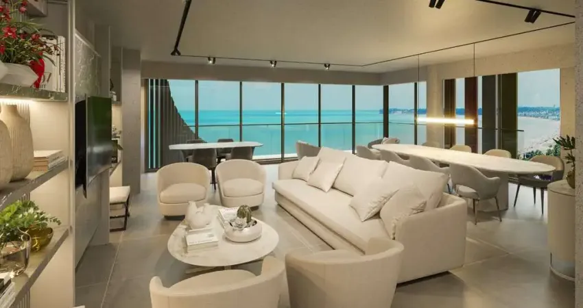 Apartamento 3 Suítes na beira mar à venda em Cabo Branco - João Pessoa - Paraíba. Ed. Jady Miranda - Entrega em 07/2026