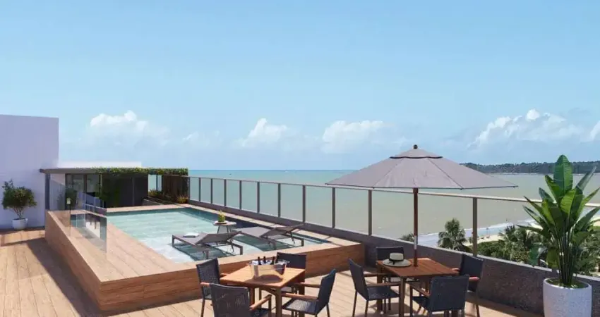 Apartamento Cobertura 1 quarto à venda na beira Mar de CABO BRANCO em JOÃO PESSOA - Paraíba - Ed. LauraMar - Entrega em fevereiro de 2027