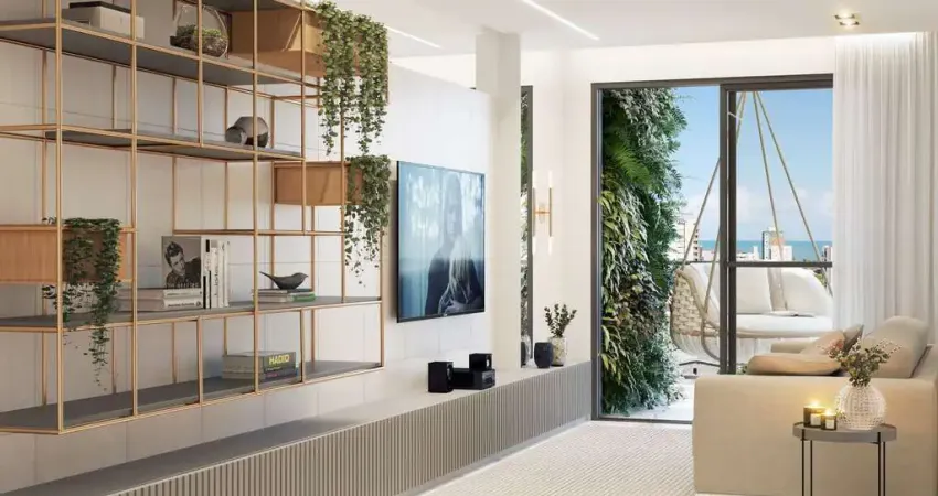 APTO ALTO PADRÃO NOVO com 95,3 m² | 3 quartos (2 suítes) | 2 vagas no bairro TAMBAÚ - AV. Nego - João Pessoa - Paraíba.