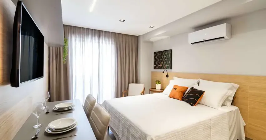 RETORNO IMEDIATO! Studio Pronto com 1 Vaga no Jardim Oceania em João Pessoa. Últimas Unidades no Way Bossa a Passos do Mar