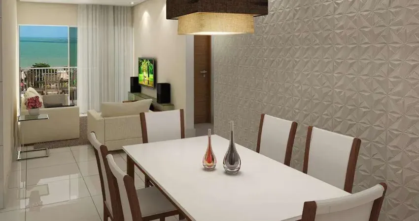 Apartamento à venda no Cabo Branco João Pessoa. 2 quartos com suíte e 2 vagas. Imóvel alto padrão pronto para morar.