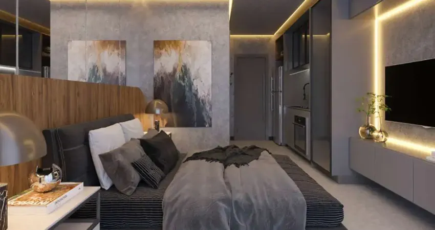 Apartamento 1 quarto à venda em Cabo Branco, João Pessoa - Paraíba - Ed. Jardins Al Mare - Frente Mar - Pronto pra investir e lucrar!