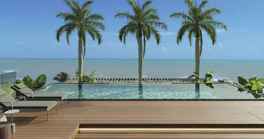 Apartamento 2 quartos 1 suíte à venda em Cabo Branco, João Pessoa - Paraíba - Ed. Jardins Al Mare - Frente Mar