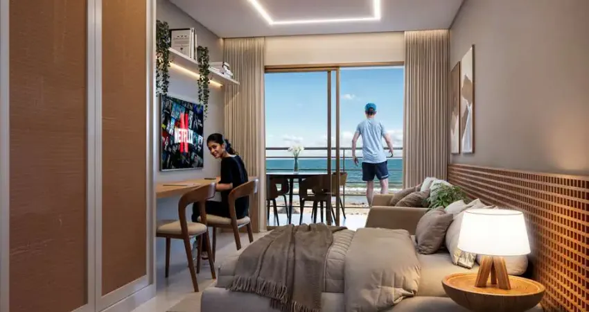 Studios e gardens à venda em Praia Formosa - Cabedelo - Paraíba -Ed. ALMAR Entrega Outubro/28 INVESTIMENTO - LANÇAMENTO