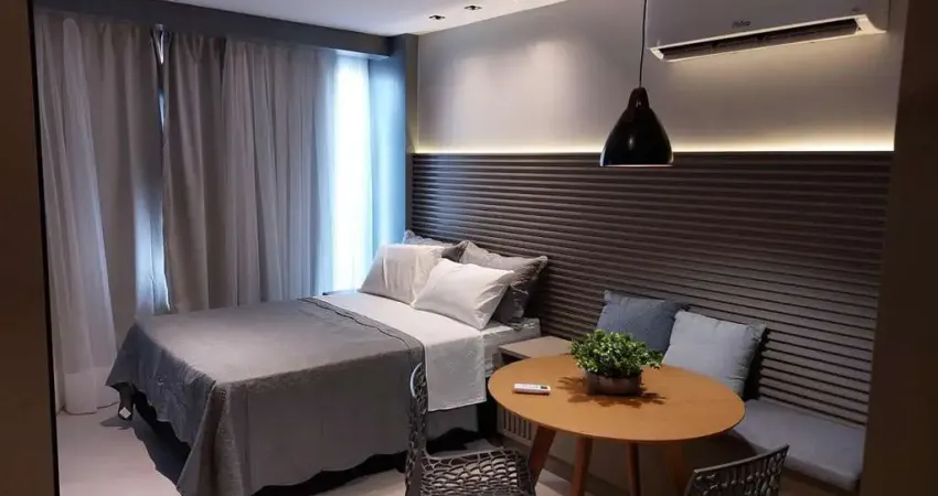 Flat pronto para gerar lucro! mobiliado, equipado e decorado