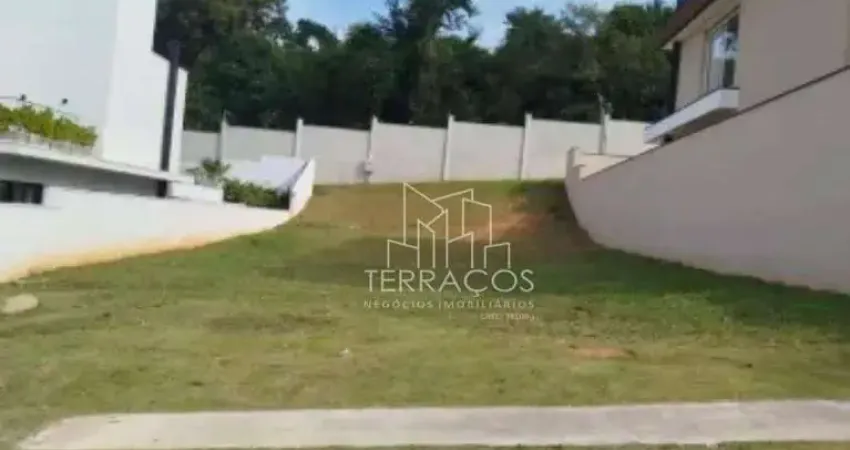 Terreno em aclive à venda em ponto alto do condomínio reserva marajoara em jundiaí sp, ótima localização