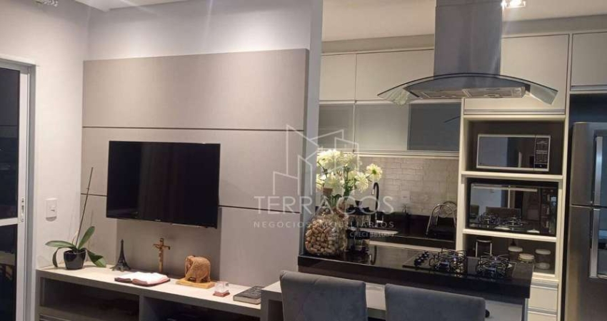 Apartamento com 2 dormitórios à venda, 48 m² por R$ 455.000 - Loteamento Reserva Ermida - Jundiaí/SP