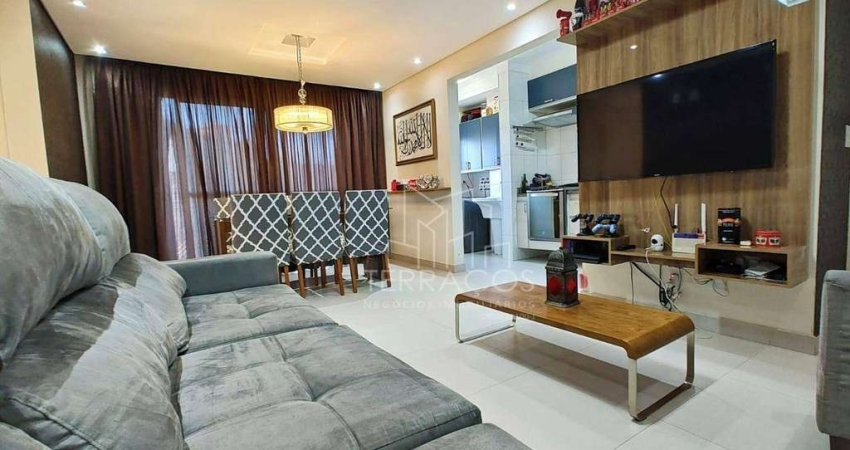 Apartamento com 2 dormitórios à venda, 60 m² por R$ 435.000 - Bosque dos Jacarandás - Jundiaí/SP