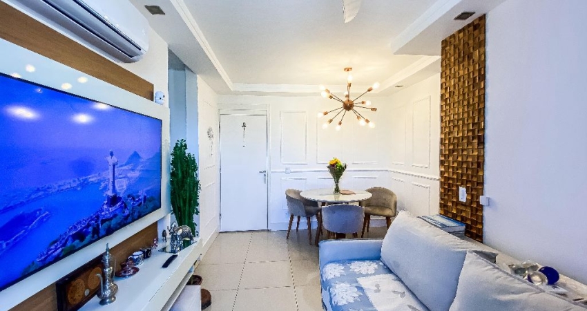 Excelente apartamento de 2 qts, bem decorado no maraville taquara
