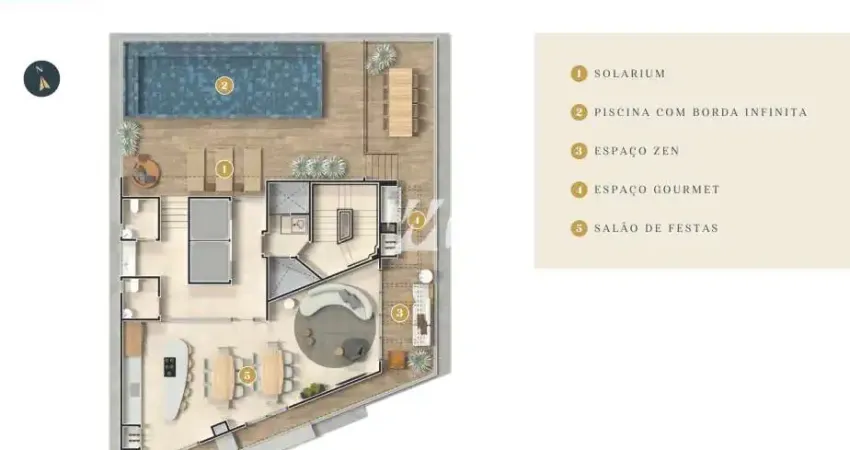 Apartamento com 2 quartos à venda na Avenida Atílio Pedro Pagani, 1, Pagani, Palhoça