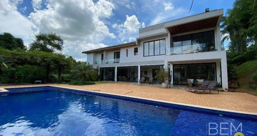 Fazenda vila real de itu - casa com 5 dormitórios à venda, 655 m² por r$ 8.000.000 - condomínio fazenda vila real de itu - itu/sp