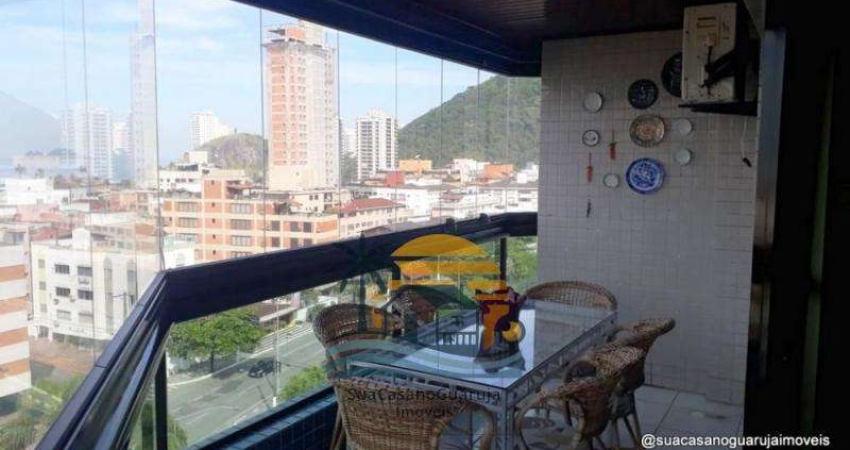 Apartamento com 2 dormitórios à venda, 74 m² por R$ 595.000,00 - Praia da Enseada – Hotéis - Guarujá/SP