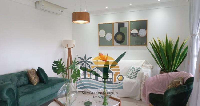Apartamento com 3 dormitórios à venda, 158 m² por R$ 1.300.000,00 - Praia da Enseada - Tortugas - Guarujá/SP