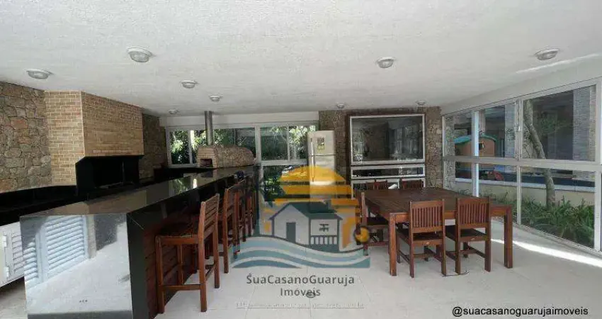 Apartamento Verdemar com 3 dormitórios à venda, 158 m² por R$ 1.400.000 - Praia da Enseada - Tortugas - Guarujá/SP