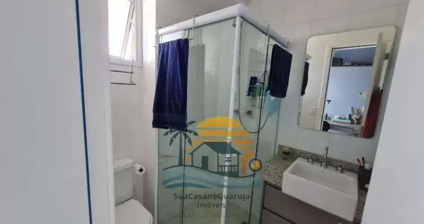 Apartamento com 2 dormitórios à venda, 80 m² por r$ 720.000,00 - praia da enseada - tortugas - guarujá/sp