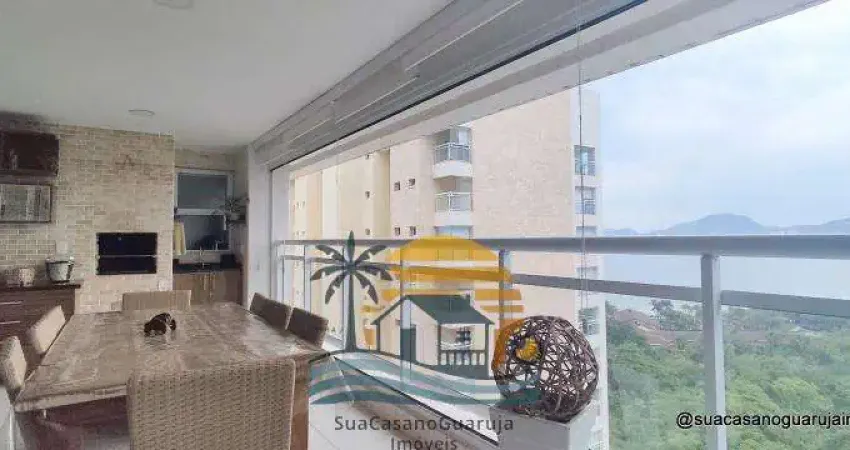 Apartamento VERDEMAR com 3 dormitórios à venda, 158 m² por R$ 1.500.000 - Praia da Enseada – Tortugas - Guarujá/SP