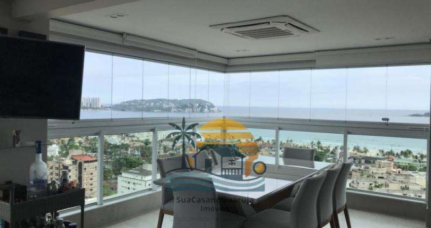 apartamento 4 suites 151 m2 2 vagas 6 banheiros R$ 2500000 guaruja sp balneario cidade atlantica cod AP40326V